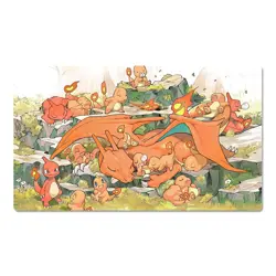 Charizard Board Gamecartoon Table Playmat Card Play Mat TCG CCG Pad Mousepad - Image 1