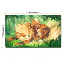 Arcanine Board Gamecartoon Playmat Games Card Play Mat TCG CCG Pad Mousepad - Image 2