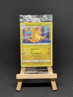 Dragonite Silver Tempest Stamped Holo Promo Card 131/195 (Sealed) - Image 1