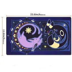 Eevee Board Gamecartoon Table Playmat Games Card Play Mat TCG CCG Pad Mousepad - Image 2