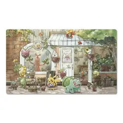 Grassy Gardening Board Gamecartoon Playmat Card Play Mat TCG CCG Pad Mousepad - Image 1