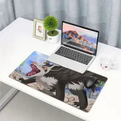 Mightyena - Board Card Gamecartoon Playmat Game Mousepad Play Mat of TCG - Image 3