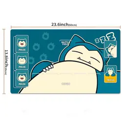 Snorlax Board Gamecartoon Playmat Games Card Play Mat TCG CCG Pad Mousepad - Image 2