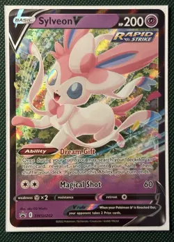 Sylveon X4 Card Lot - Promo, Prismatic, Ultra Rare V, Pokemon Go - A31 - Image 3