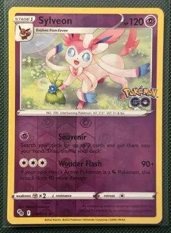 Sylveon X4 Card Lot - Promo, Prismatic, Ultra Rare V, Pokemon Go - A31 - Image 4