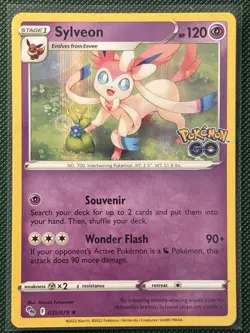 Sylveon X4 Card Lot - Promo, Prismatic, Ultra Rare V, Pokemon Go - A31 - Image 5
