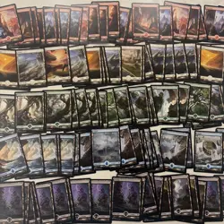 Magic the Gathering MTG Battle For Zendikar 115 Card Lot LP Full Art Basic Land - Image 1