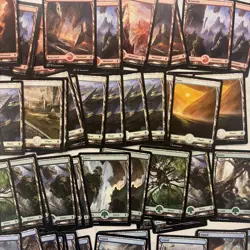 Magic the Gathering MTG Battle For Zendikar 115 Card Lot LP Full Art Basic Land - Image 3