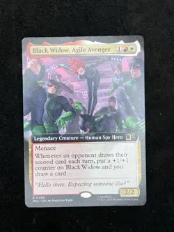 Black Widow, Agile Avenger (Extended Art) Commander: Marvel Super Heroes Regular - Image 1