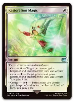 Restoration Magic #30 (Foil) (NM) Final Fantasy FIN Magic MTG - Image 1
