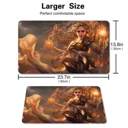 SERRA THE BENEVOLENT - Board Game MTG Playmat Games Mousepad Play Mat of TCG - Image 2