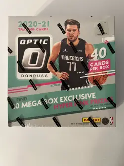 New/Sealed - 2020-21 Donruss Optic NBA Basketball Mega Box - Hyper Pink Prizms - Image 1