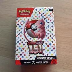 Pokemon TCG Scarlet & Violet 151 Booster Bundle Box Mew 6 Packs English 2023 - Image 1