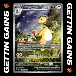 Ampharos - 090/086 - Illustration Rare - Chaos Rising - Pokemon Card - NM/M - Image 1