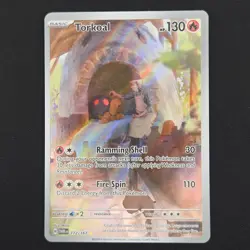 Pokemon TCG Card Torkoal 172/167 Twilight Masquerade Illustration Rare - NM - Image 1