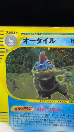 (HP) Feraligatr 112/128 1st Ed e Series Expedition Holo Japanese Pokemon Card - Image 2