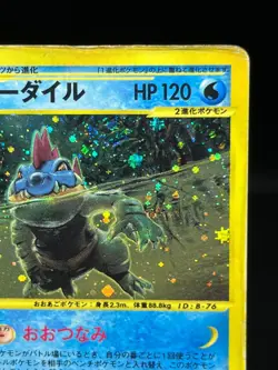 (HP) Feraligatr 112/128 1st Ed e Series Expedition Holo Japanese Pokemon Card - Image 3