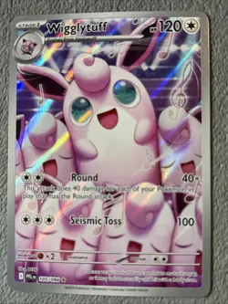 Wigglytuff 105/094 Pokemon Card Phantasmal Flames Illustration Rare NM - Image 2