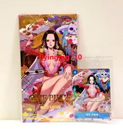 IN STOCK One Piece Card Game 2025 Lunar New Year Red Pocket Boa Hancock Promo - Image 1