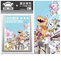 Trading Card Digimon Agumon OPCG Card Sleeves 67X92mm Standard Size 60pcs - Image 1