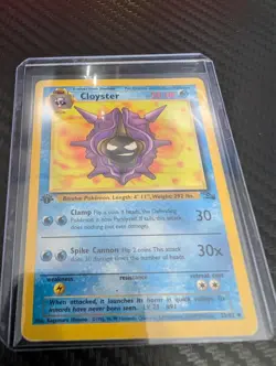 Lot of 4 1st edition fossil and Team Rocket pokemon cards + 1 free mystery card - Image 4