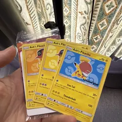 Pokemon M20 Promo Pack Ash’s Pikachu I Choose You 2017 Movie cards - Image 1