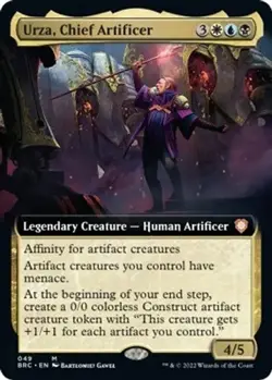 Urza, Chief Artificer (Extended Art) 049 Mythic MTG The Brothers' War BRO - Image 1