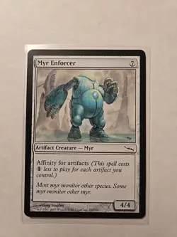 Myr Enforcer - 211 - Mirrodin - LP - Artifact Creature - C - Image 1