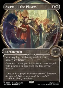 MTG - (Showcase) ASSEMBLE THE PLAYERS - Murders at Karlov Manor (R) - Image 1