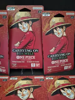 One Piece OP-13 Carrying on His Will Sleeved Boosters (Lot of 6) - Image 3