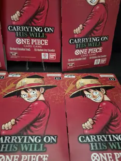 One Piece OP-13 Carrying on His Will Sleeved Boosters (Lot of 6) - Image 5