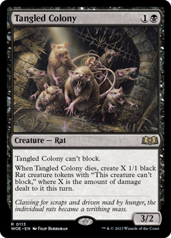 Tangled Colony - WOE #113 | NORMAL | NM | MTG - Image 1