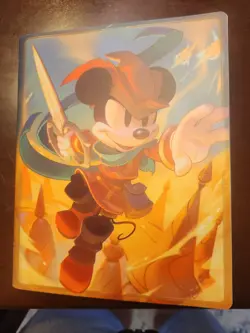 Lorcana: Fabled Collector Starter Set Binder Only Mickey Mouse New - Image 1