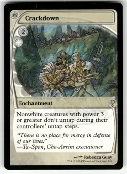 Crackdown (Future Sight) 146 Rare Mystery Booster 2 Magic: The Gathering LP - Image 1