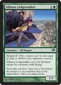 MTG - Silhana Ledgewalker - Planechase 2012 - MP, English Magic FLAT RATE SHIP - Image 1
