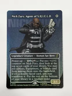 Nick Fury, Agent of S.H.I.E.L.D. (Borderless) (0357) Marvel Super Heroes Foil - Image 1