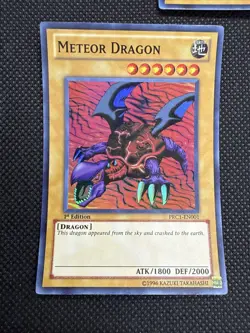 Meteor Dragon PRC1-EN001 2012 yugioh Premium Collection Tin 1st Edition - Image 3