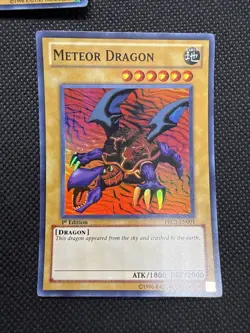 Meteor Dragon PRC1-EN001 2012 yugioh Premium Collection Tin 1st Edition - Image 4