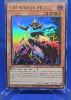 Yu-Gi-Oh! The King of D MP25-EN267 1st Edition ULTRA RARE MEGA PACK - Image 1