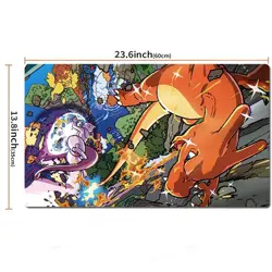 Charizard Mewtwo Board Gamecartoon Table Playmat Play Mat TCG CCG Pad Mousepad - Image 2
