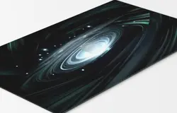 Iconic Adaptations - Dark Hole Inspired Playmat | 24"x14" Yugioh Player Gift Art - Image 3