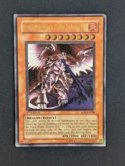 Horus der Schwarzflammendrache LV8 SOD-EN008 1st Ultimate Rare EN VG YUGIOH - Image 1