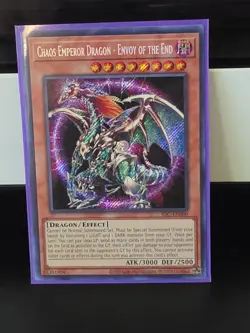 Chaos Emperor Dragon - Envoy of the End IOC-EN000 Secret Rare Yugioh Unlimited - Image 1
