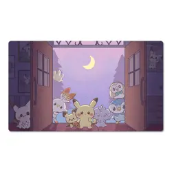 Pikachu Board Gamecartoon Table Playmat TCG CCG Play Pad Mousepad Free Bag - Image 1