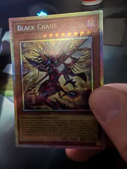 YU-GI-OH BLACK CHAOS 1ST ED STARLIGHT RARE LP+ CORI-EN001 - Image 2