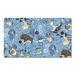 Squirtle Blastoise Wartortlecartoon Playmat TCG CCG Mat Gaming Pad Mousepad - Image 1
