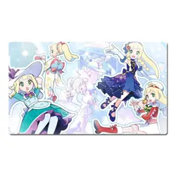 Lillie Board Gamecartoon Table Playmat TCG CCG Mat Gaming Play Pad Mousepad - Image 1