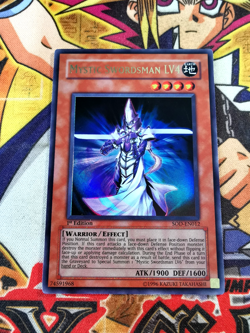 Mystic Swordsman LV4 sod-en012 1st Edition (NM/VLP) Ultra Rare Yu-Gi-Oh! - Image 1