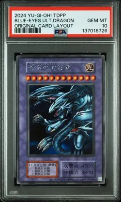 2024 ORIGINAL CARD LAYOUT BLUE-EYES ULTIMATE DRAGON PSA 10 - Image 1