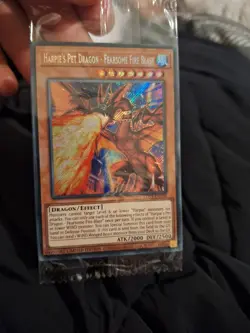 Yu-Gi-Oh LDS3-EN138 Harpie's Pet Dragon Fearsome Fire Blast Secret Rare Sealed - Image 1